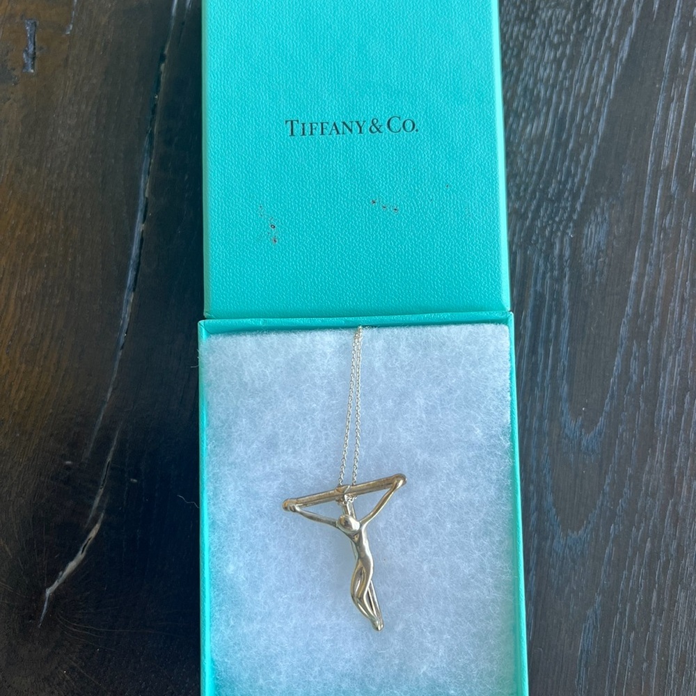 Authentic Tiffany Elsa Peretti  Cross necklace